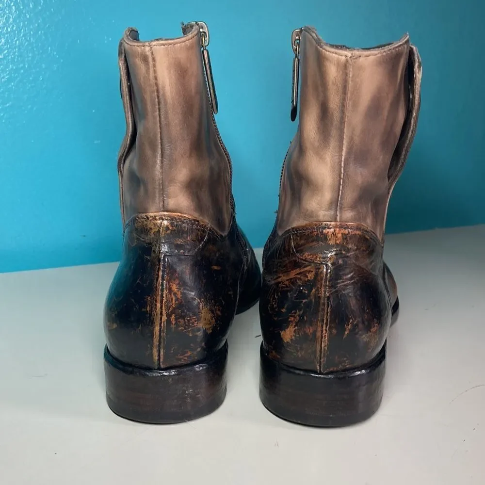 La Bottega di Lisa Brown Leather Boots 39